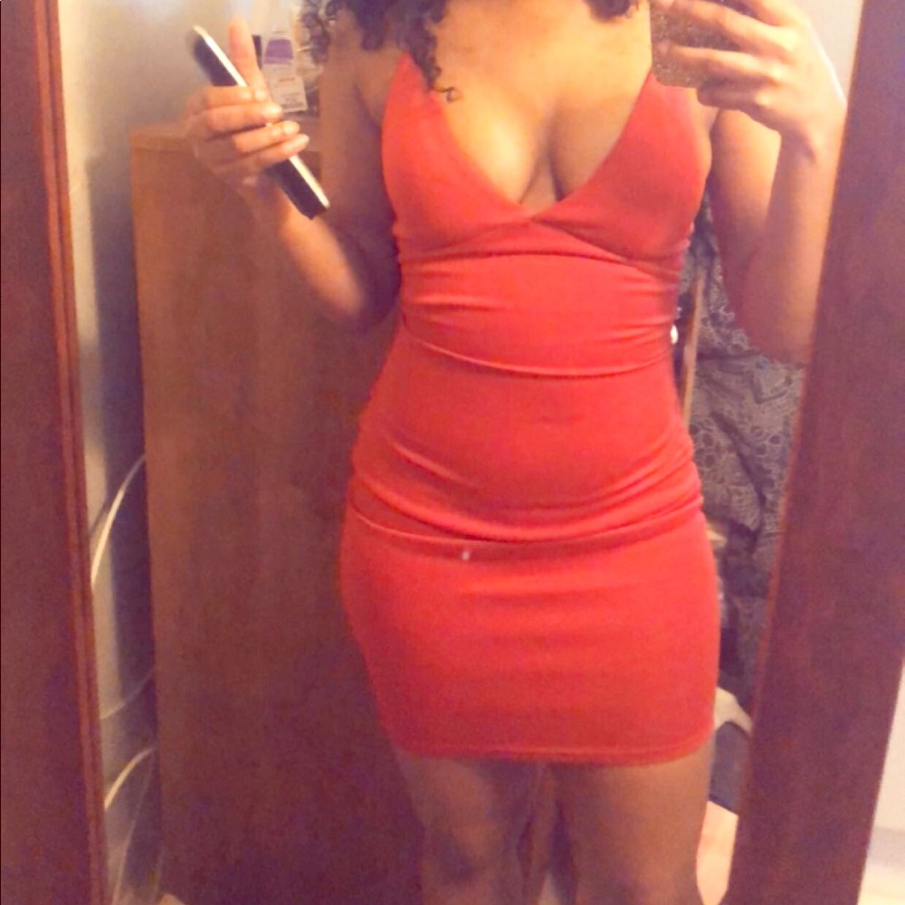 Bright Red Dress